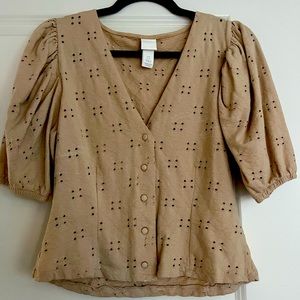 H&M puff sleeve top